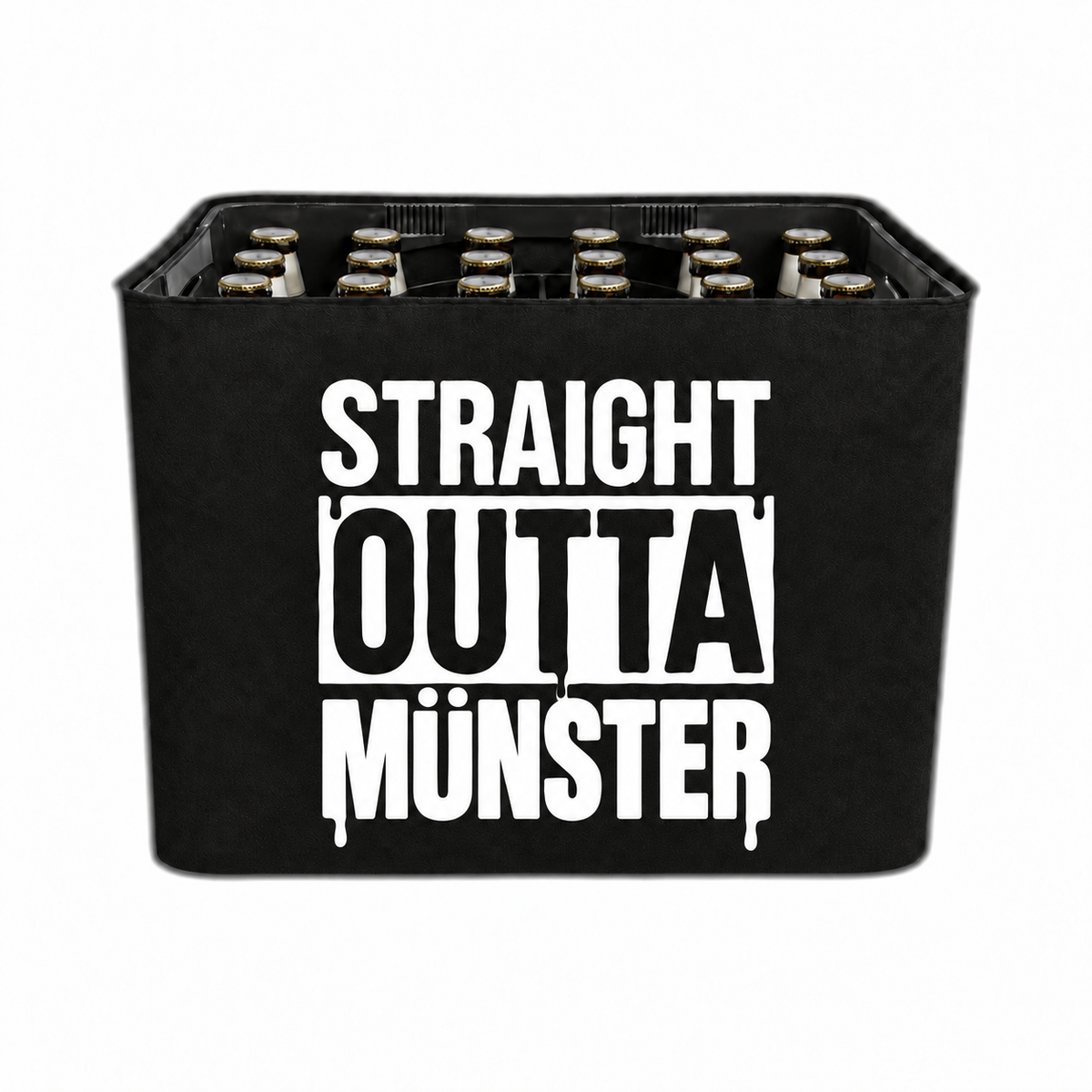 KistenBlende STRAIGHT OUTTA Münster auf Bierkasten