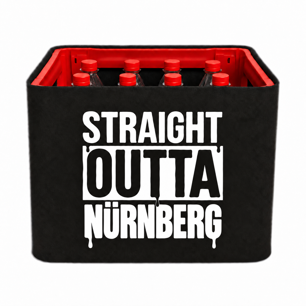 KistenBlende STRAIGHT OUTTA Nürnberg auf Limonadenkiste PET