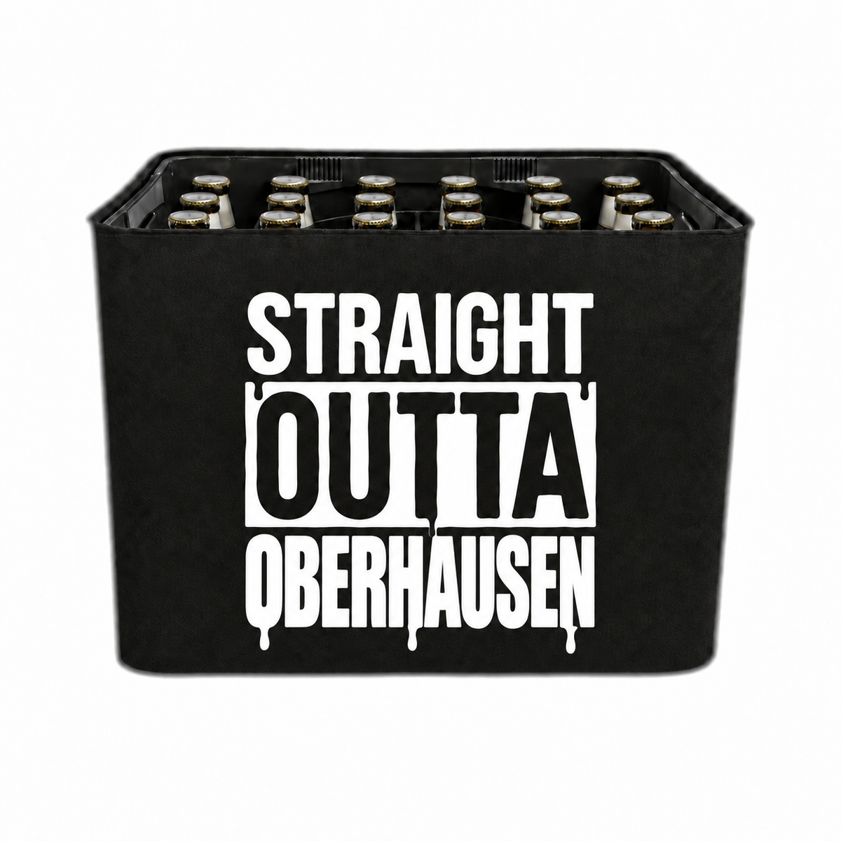 KistenBlende STRAIGHT OUTTA Oberhausen auf Bierkasten