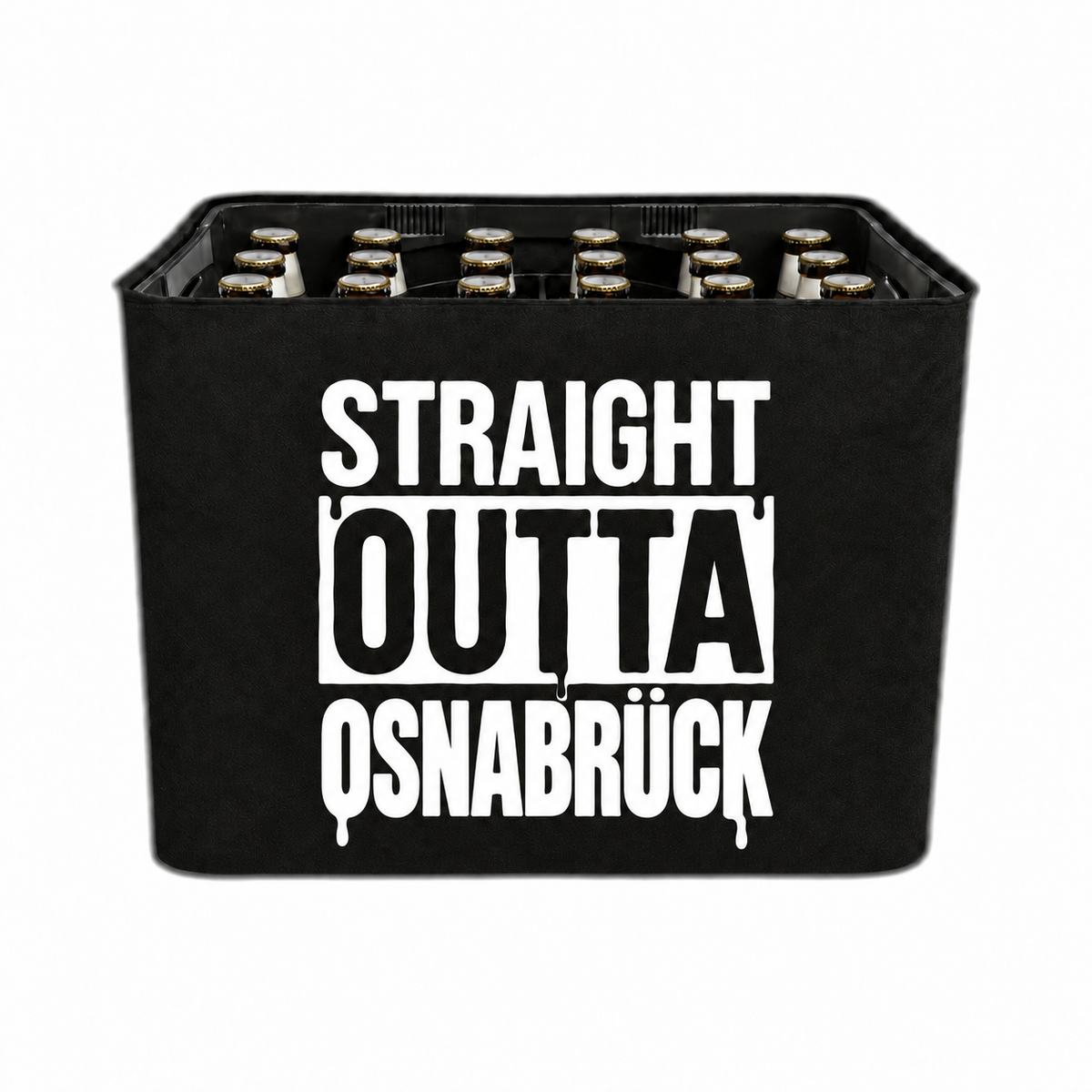 KistenBlende STRAIGHT OUTTA Osnabrück auf Bierkasten
