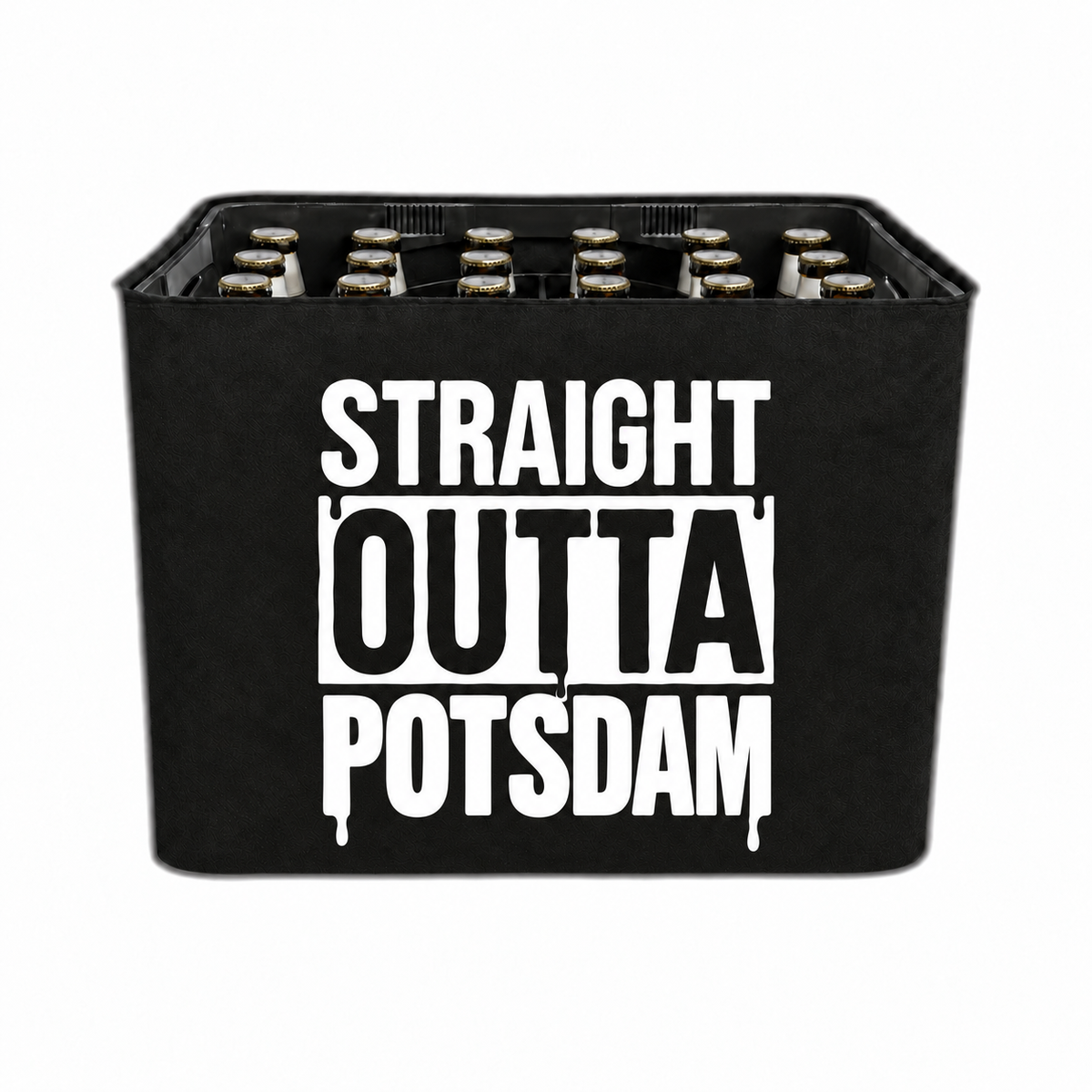 KistenBlende STRAIGHT OUTTA Potsdam auf Bierkasten