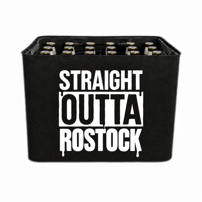 KistenBlende STRAIGHT OUTTA Rostock auf Bierkasten