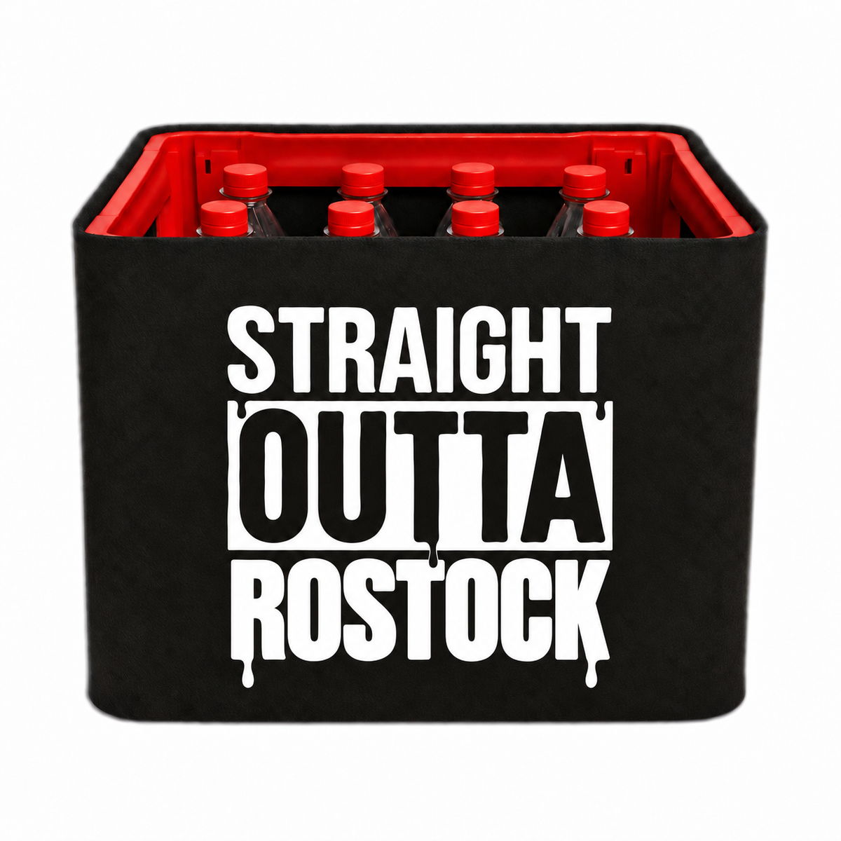 KistenBlende STRAIGHT OUTTA Rostock auf Limonadenkiste PET