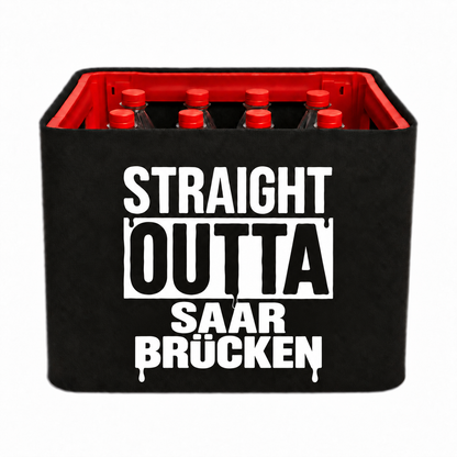 KistenBlende STRAIGHT OUTTA Saarbrücken auf Limonadenkiste PET
