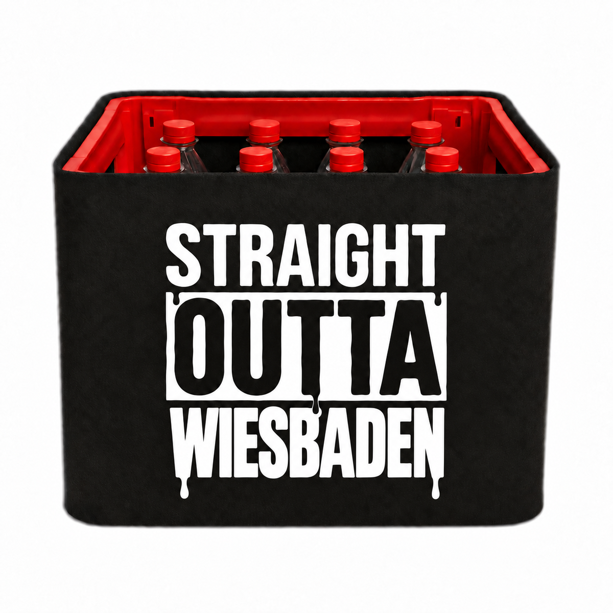 KistenBlende STRAIGHT OUTTA Wiesbaden auf Limonadenkiste PET