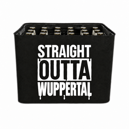 KistenBlende STRAIGHT OUTTA Wuppertal auf Bierkasten